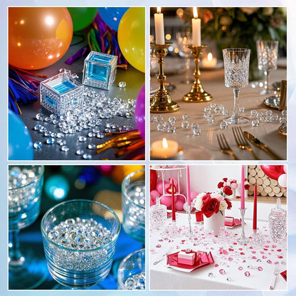 500 Stück 10mm Glas Diamanten für Hochzeit Gunst