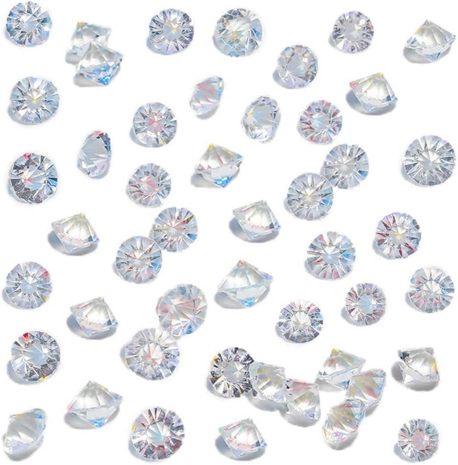 Glas Diamanten 500 Stück Kristall Deko Hochzeit Tisch ø 10mm