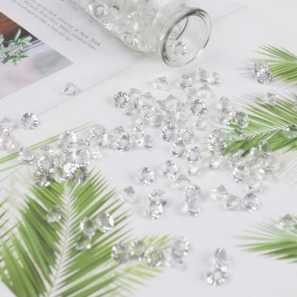 500 Stück 10mm Glas Diamanten Kristalledelsteine Hochzeit Mittelstück