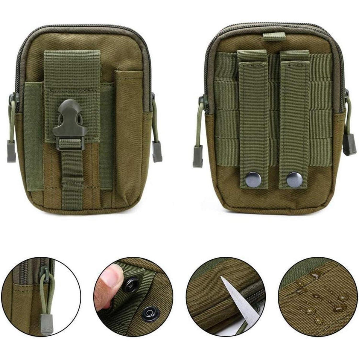 Taktische Hüfttasche Molle – Grün für Outdoor & Alltag