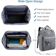 Lekesky Rucksack Damen Herren wasserdicht mit Laptopfach