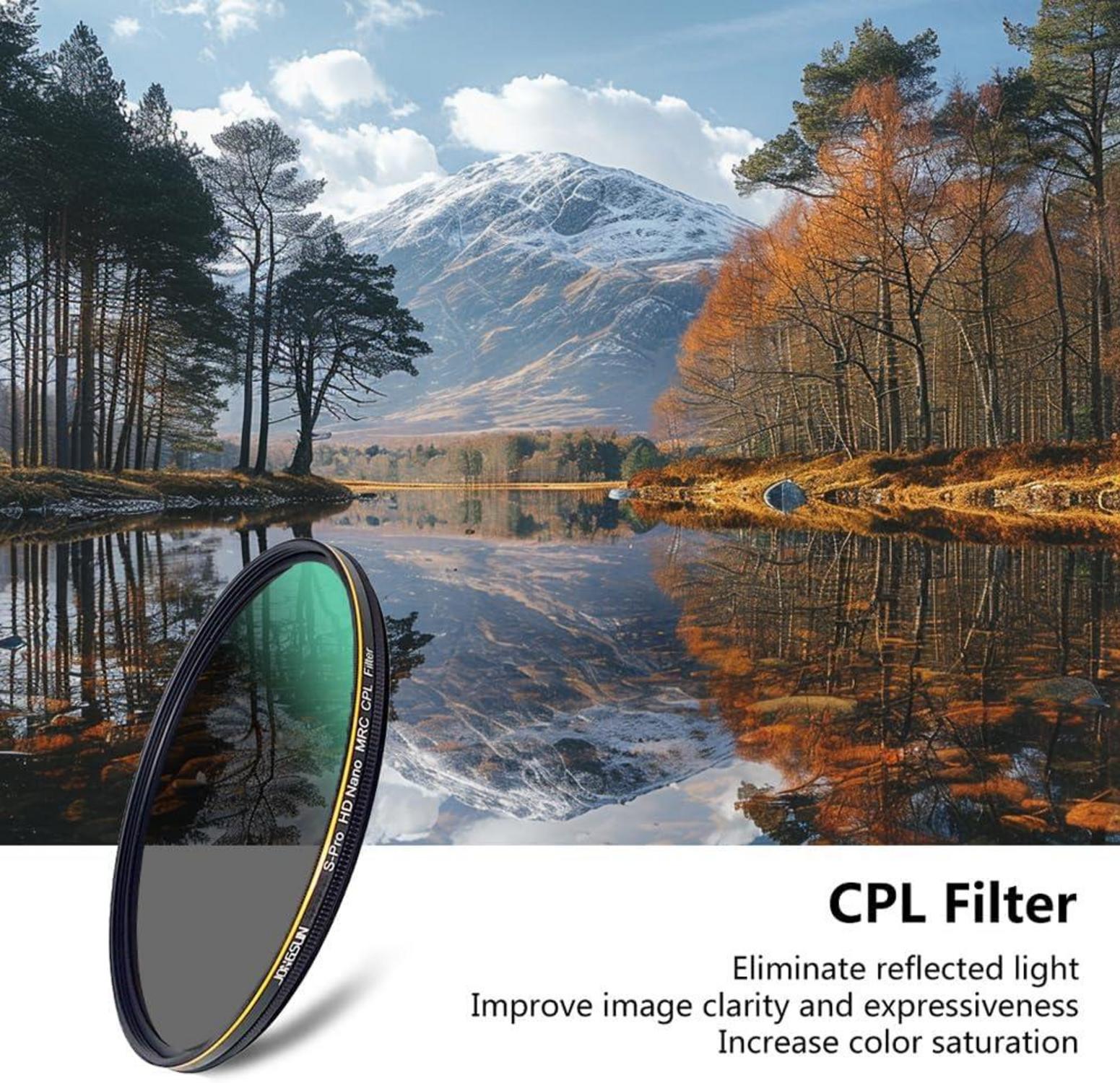 40.5mm Zirkularer Polfilter Nano HD MRC16 16-lagige