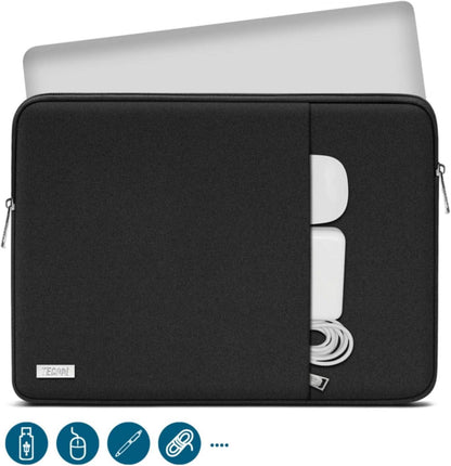TECOOL 14 Zoll Laptoptasche Wasserdicht Schutzhülle Schwarz