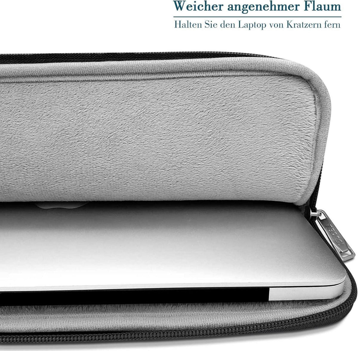 Laptoptasche 14 Zoll Wasserdicht Schutzhülle für MacBook Air 15 Schwarz