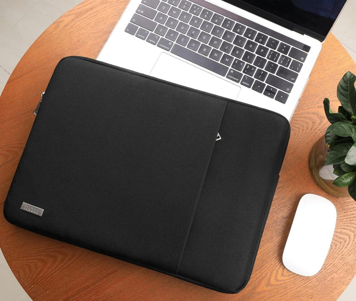 Laptoptasche 14 Zoll Wasserdicht Schutzhülle für MacBook Air 15 Schwarz