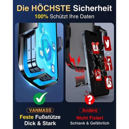 Handyhalterung Auto mit Saugnapf & Lüftung – 360° flexibel