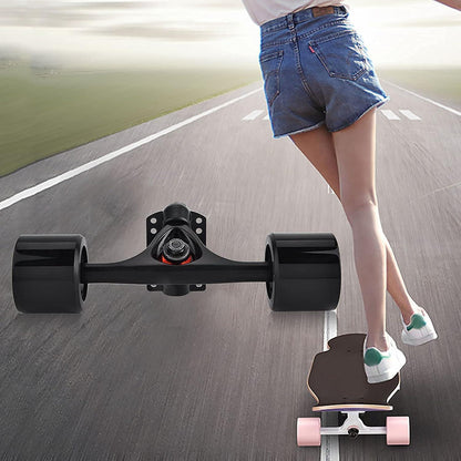 Skateboard Truck Set mit Riser Pads & ABEC-9 Lagern