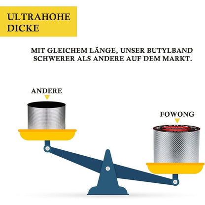Wasserdichtes Aluminium Klebeband 10cm x 5m Selbstklebend