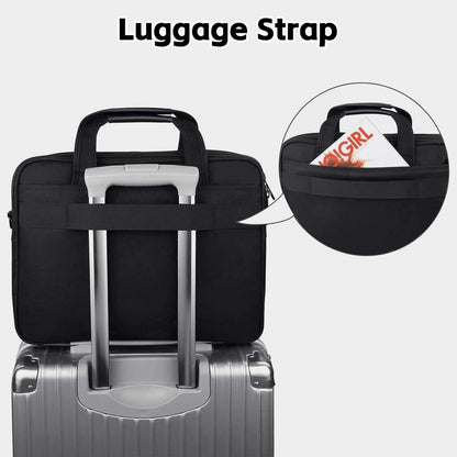 Große Laptoptasche 17,3 Zoll Schwarz wasserdicht - Business