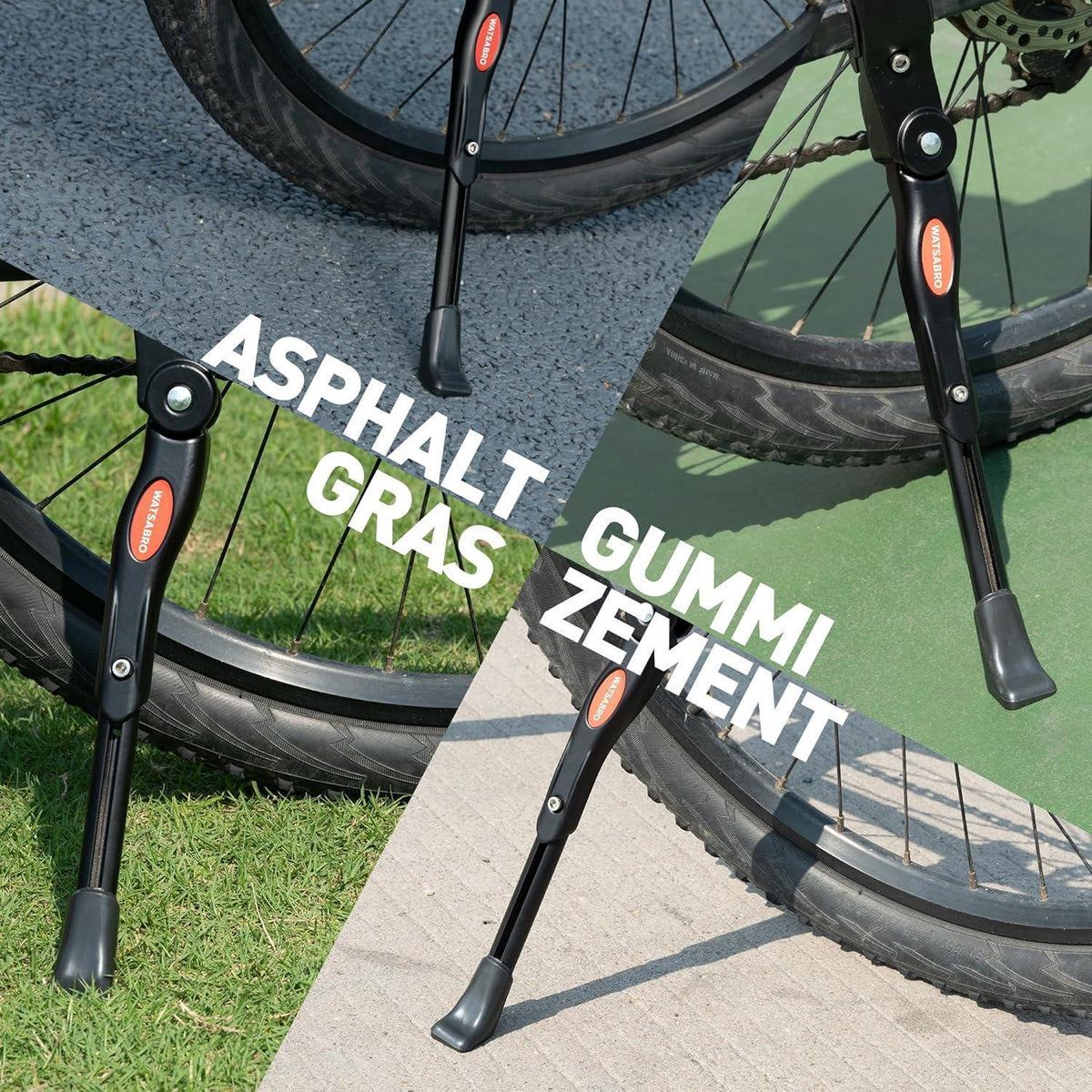 Fahrradständer Aluminium höhenverstellbar 24-28 Zoll blauschwarz