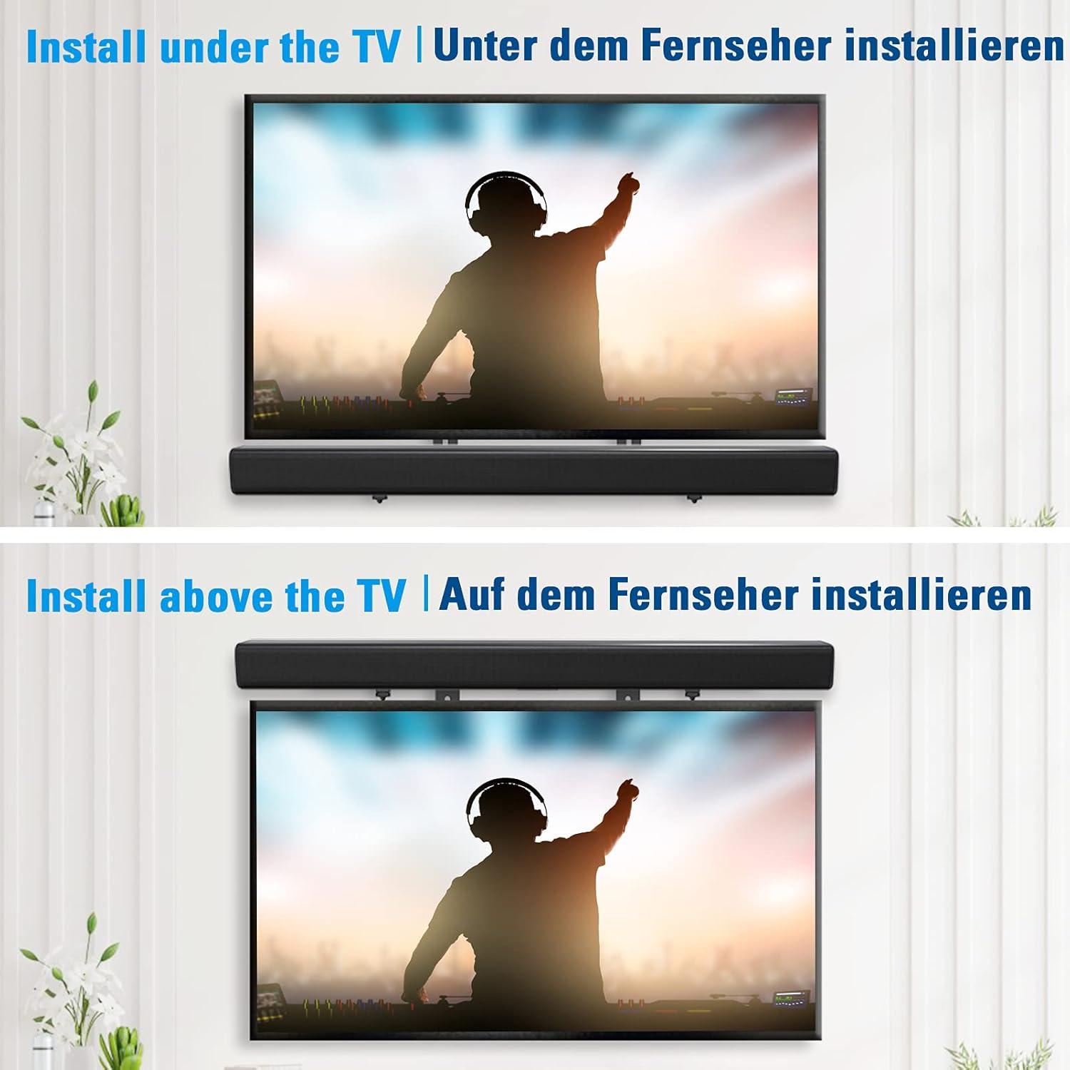 Universal Soundbar Halterung bis 9kg VESA 800x400 TV Wand Montage