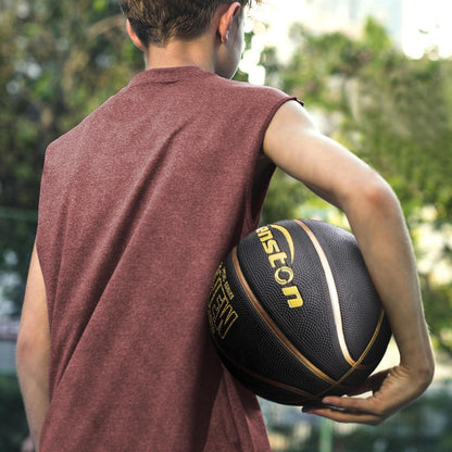 Senston Basketball Größe 7 mit Pumpe Anti-Rutsch Grip