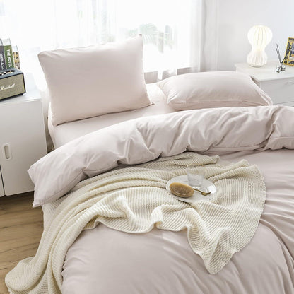 Bettwäsche 200x200 cm Beige Super Weich Mikrofaser 110