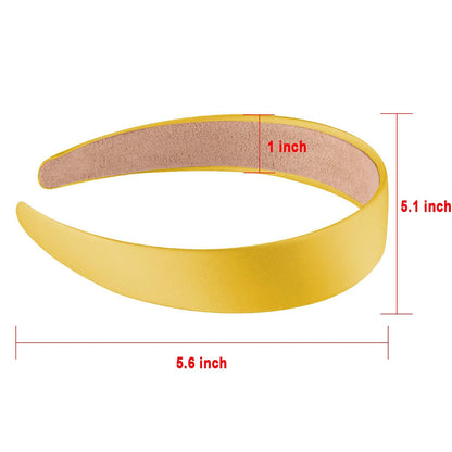 18 Stück Satin Stirnbänder Haarreifen Damen Mädchen 18