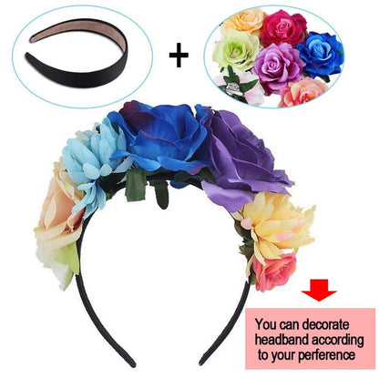 18er Set breite Satin Stirnbänder Haarreifen Damen Mädchen - 18 Farben