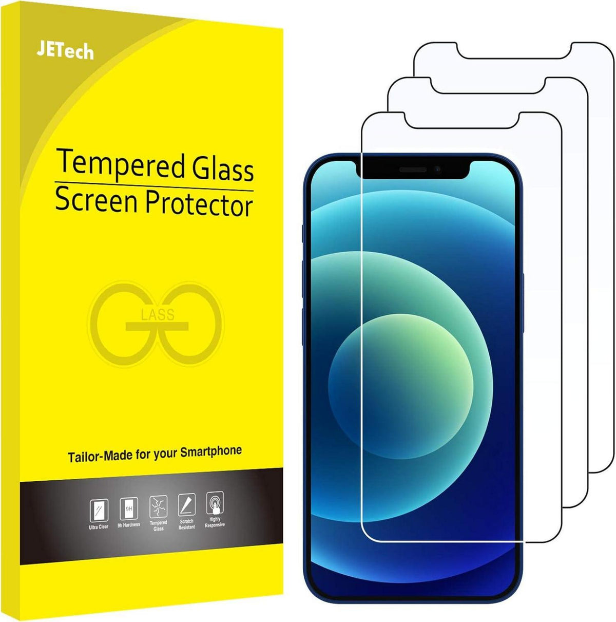 Displayschutzfolie aus gehärtetem Glas für iPhone 12 Mini 5,4 Zoll