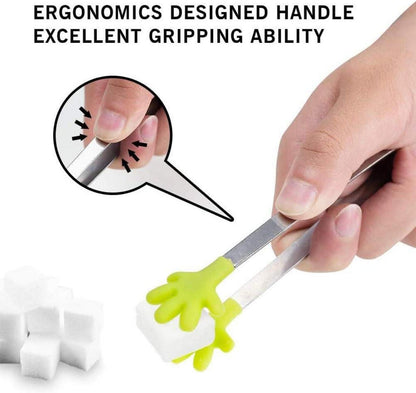 Mini Zuckerzange Essclip Multifunktional Essen Zange Eiszange BBQ
