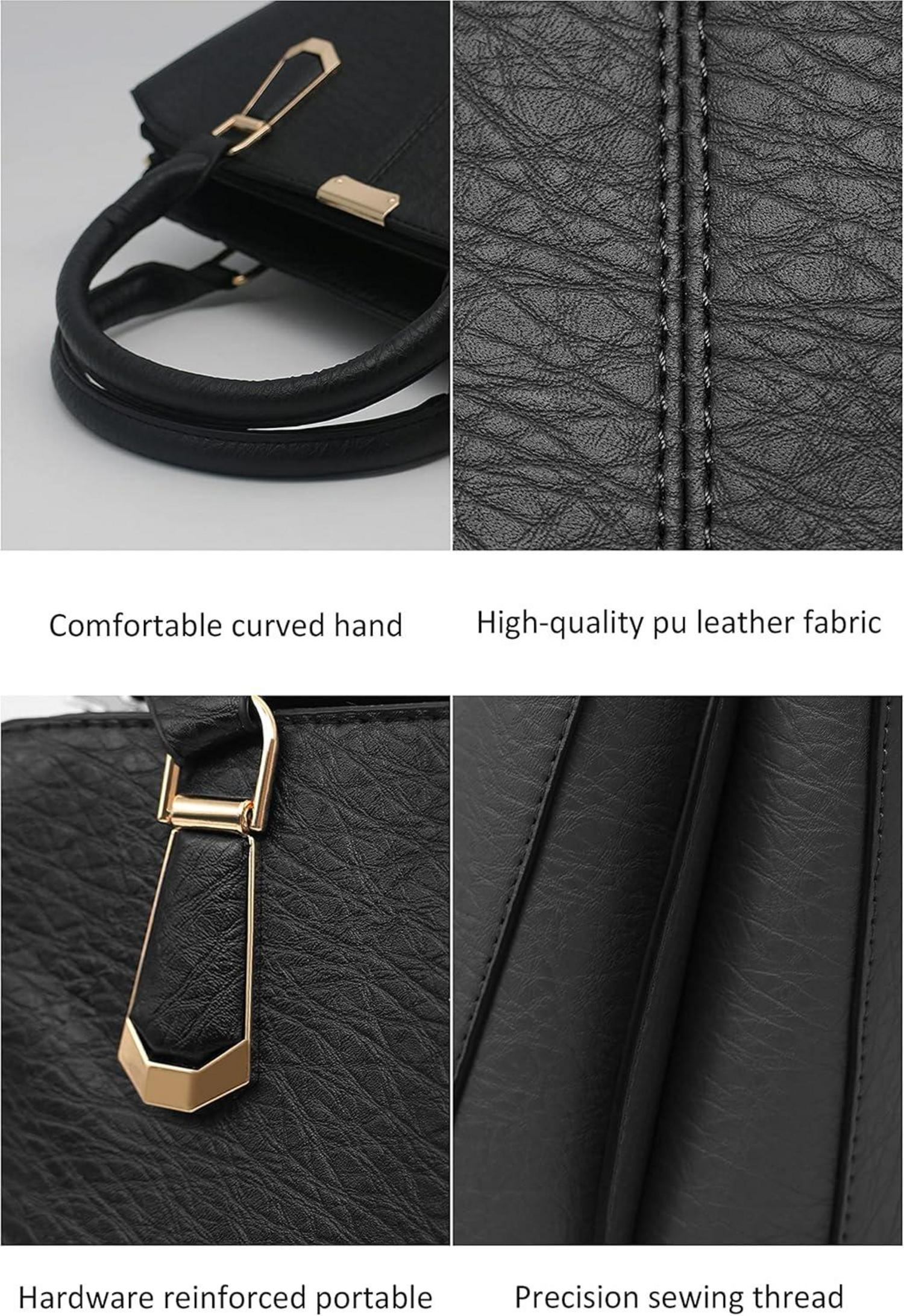 Damen Henkeltasche Umhängetasche PU Leder Tote Modern Elefantentextur