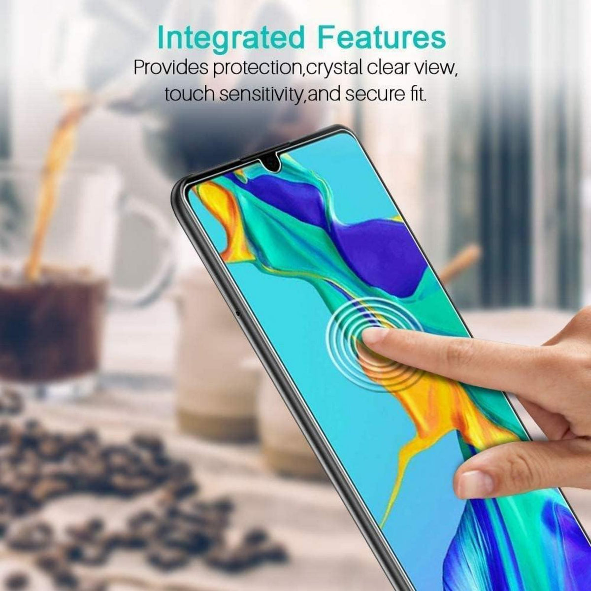 4er Set Huawei P30 Schutzfolie 9H Displayschutz 0.33mm Ultra-klar