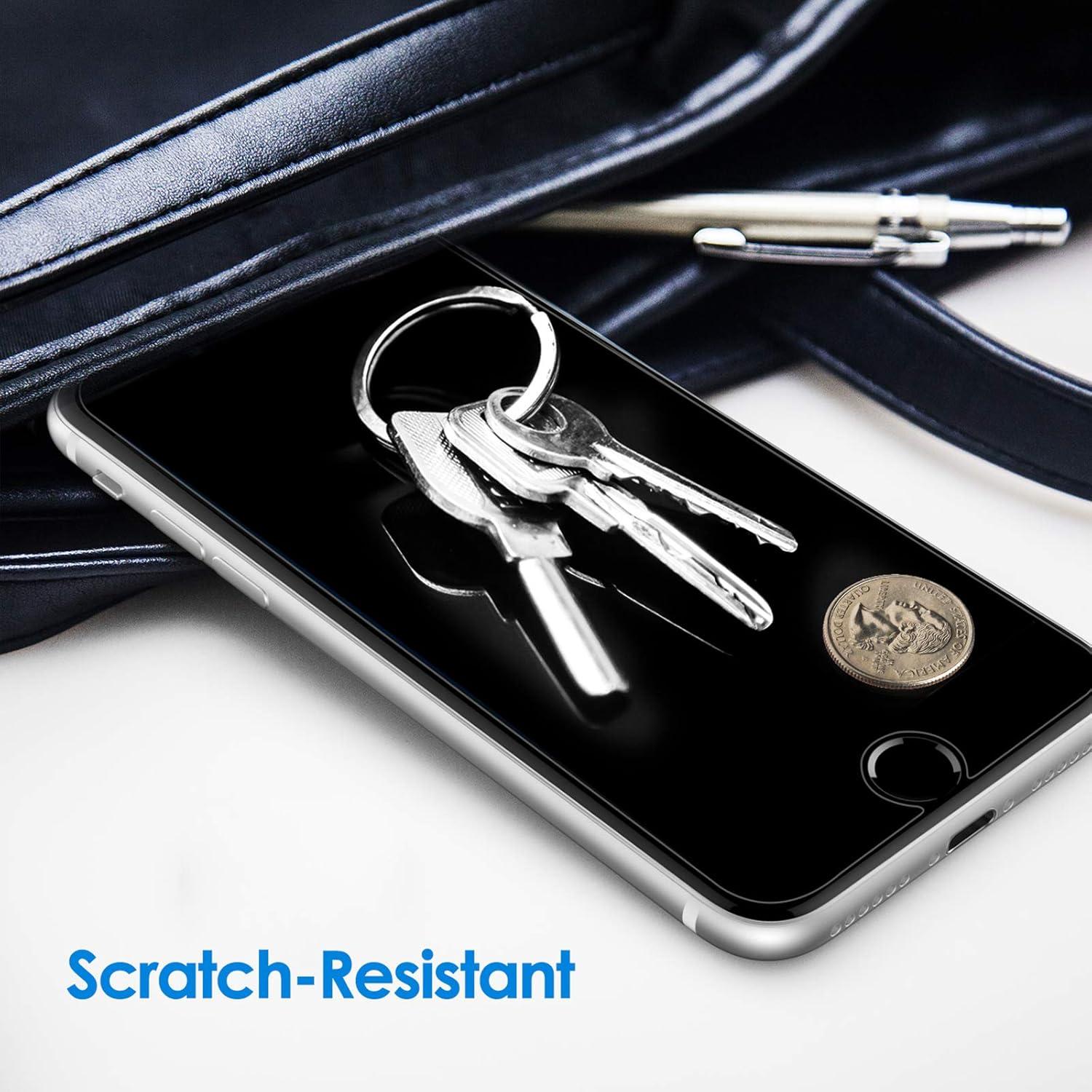 Displayschutzfolie für iPhone SE 3/2 4.7 Zoll 3 Stück Ultra-klar 9H Schutz