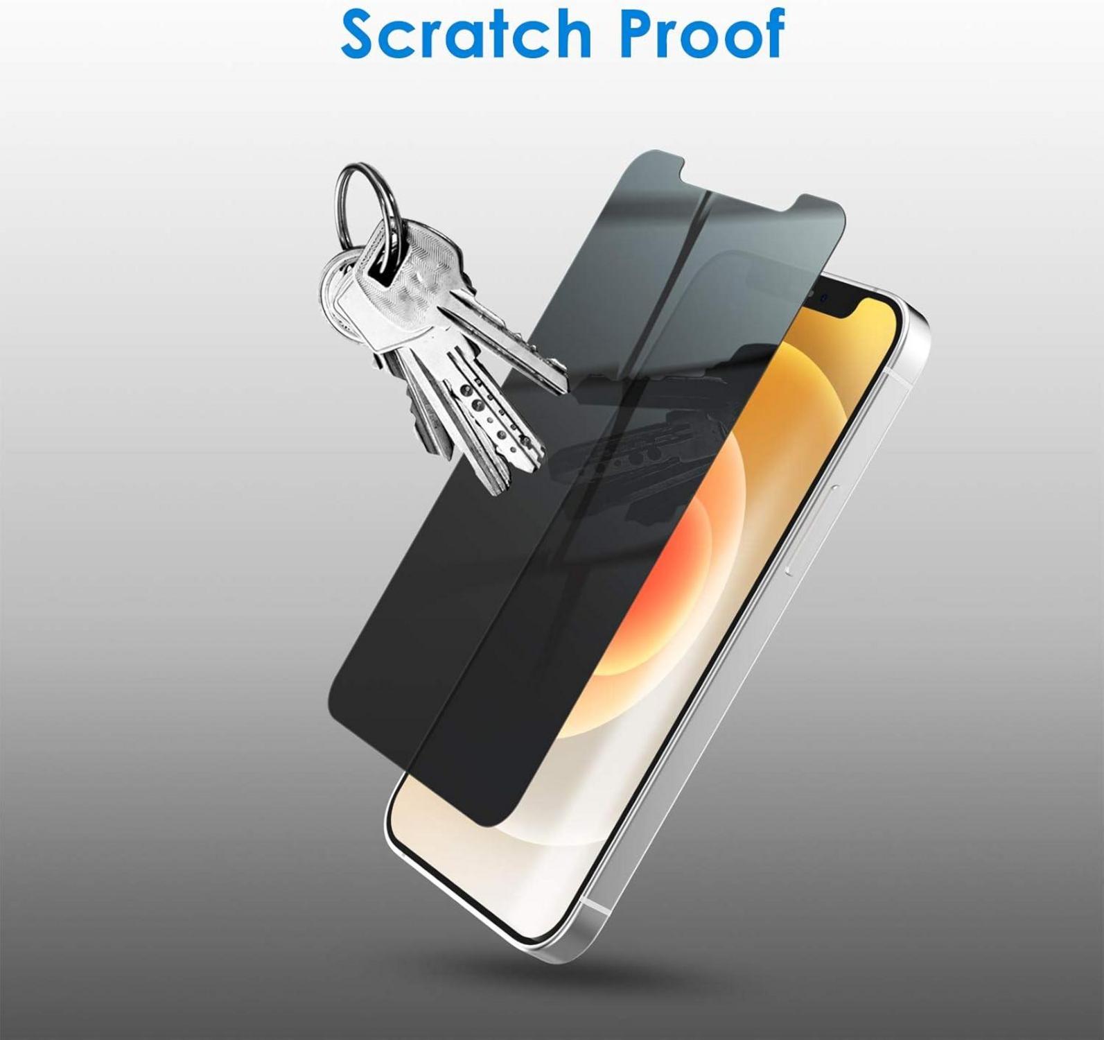 Sichtschutz für iPhone 12/12 Pro 6,1 Zoll Blickschutzfolie 2 Stück