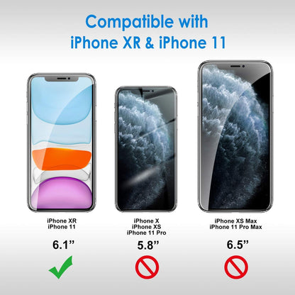 Schutzfolie Displayschutz Panzerglas iPhone 11 XR 6,1 Zoll 3