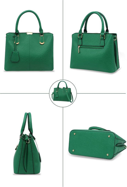 Pahajim Damen PU Leder Henkeltasche Umhängetasche Modern
