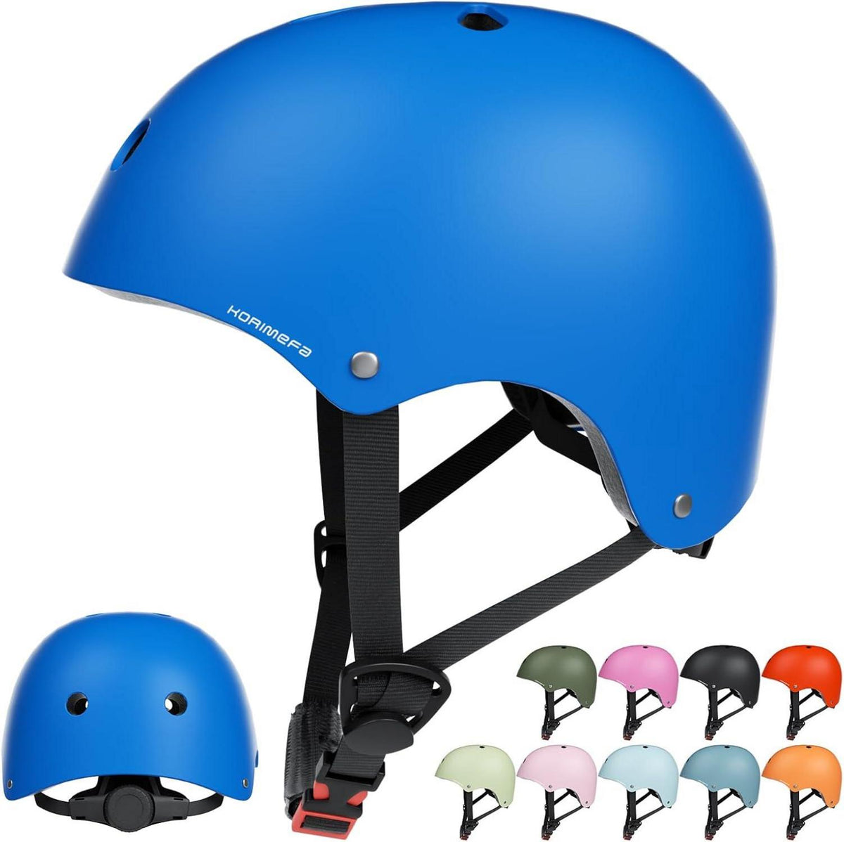 Fahrradhelm für Kinder Skaterhelm verstellbar CE-zertifiziert Blau