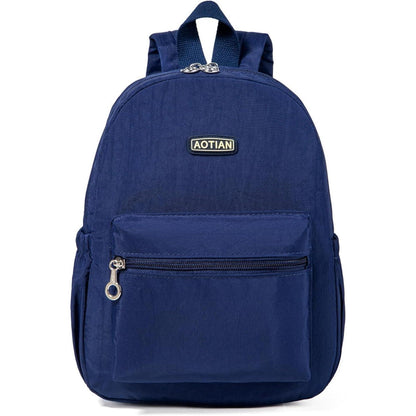 Damen Mini Rucksack Blau Leicht & Geräumig für Alltag & Reisen