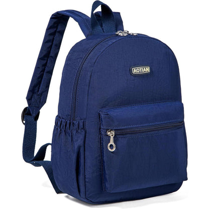Damen Mini Rucksack Blau Leicht & Geräumig für Alltag & Reisen