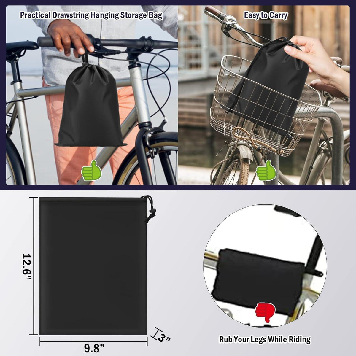Wasserdichte Fahrradabdeckung für 2 Fahrräder 200x110x90cm