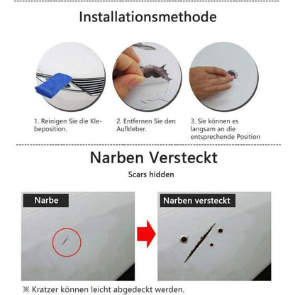 3D Auto Aufkleber Einschusslöcher – Wasserdicht & Reflektierend