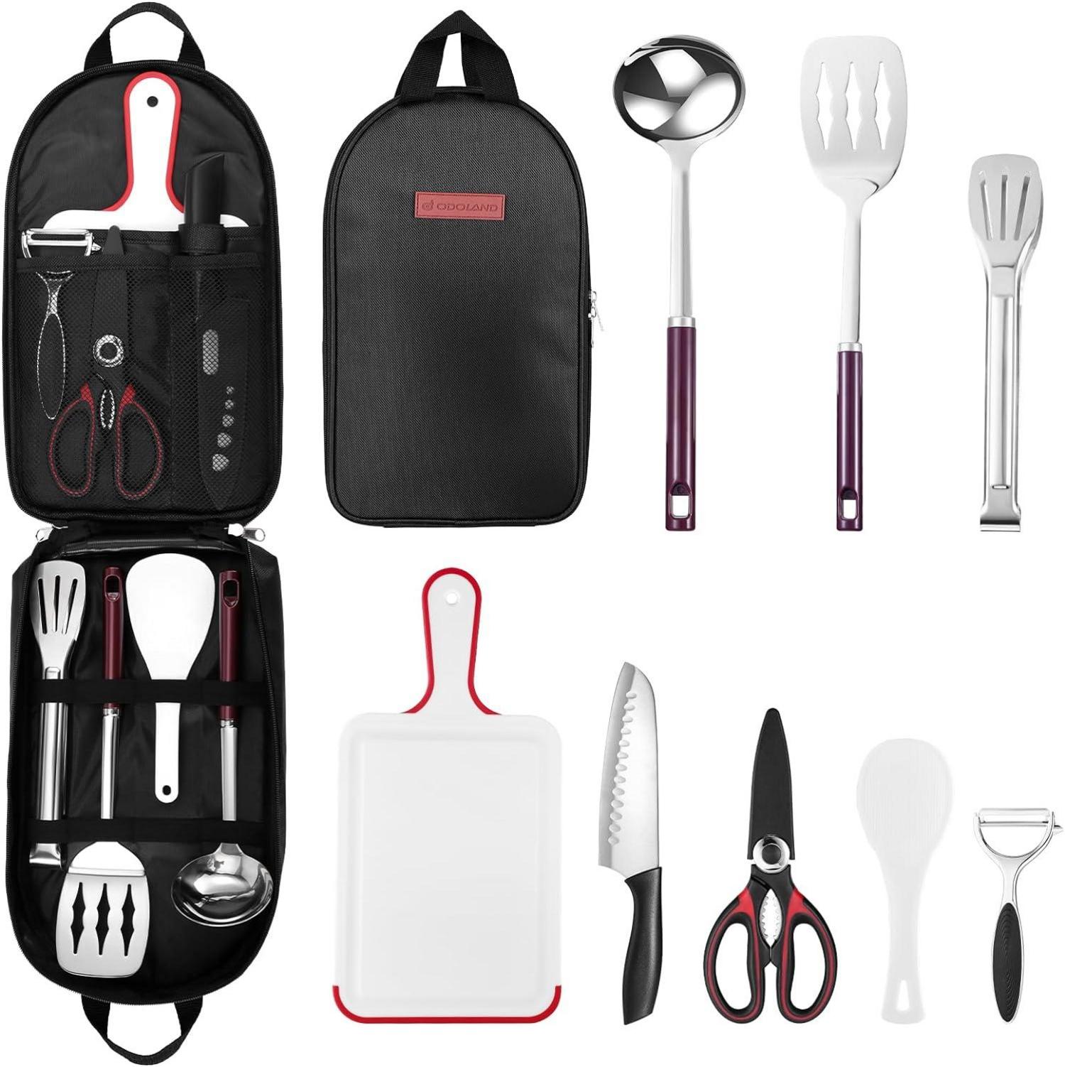 Kochgeschirr Set Outdoor 9-teilig für Camping & Picknick
