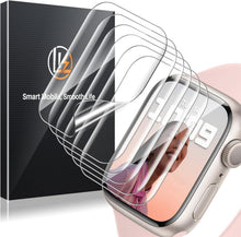Schutzfolie für Apple Watch Series 8/7 SE 2/6/5/4 45mm 44mm Set 6stk