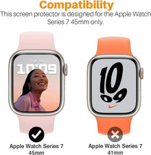 Schutzfolie Apple Watch Series 8/7 SE 2/6/5/4 45/44mm 6er