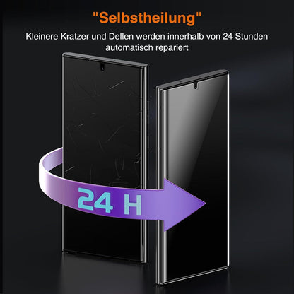 S23 Ultra Blickschutz Panzerfolie mit Kameraschutz, blasenfrei