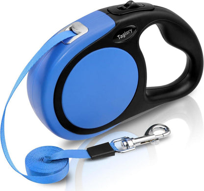 Hundeleine Rollleine Ausziehbar Anti-Rutsch Griff 5m Blau