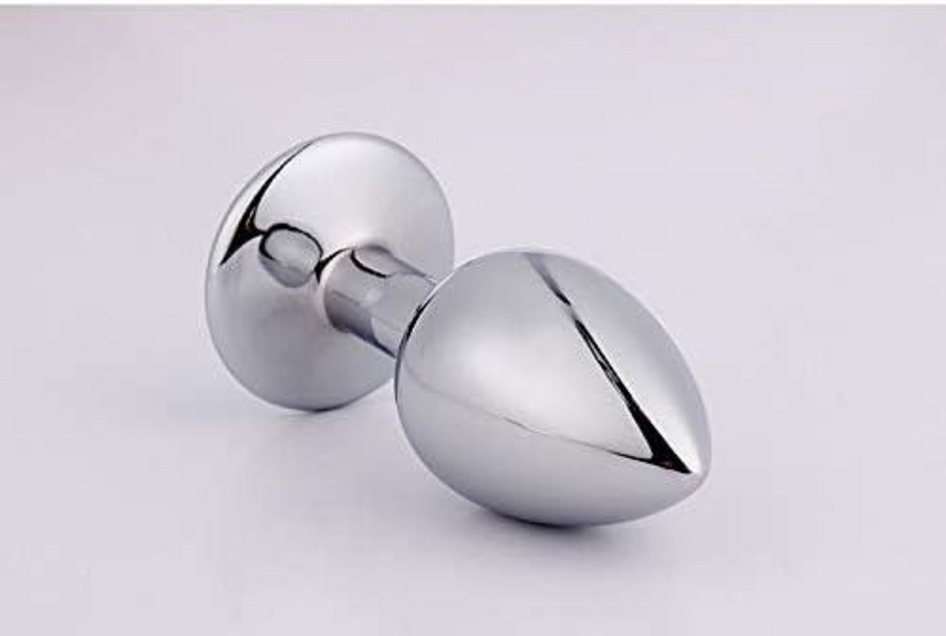 Kleiner Metall Anal Butt Plug Hellblau 27mm Set für Frauen Männer