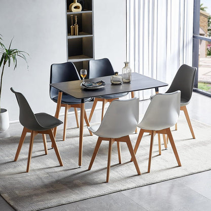 Skandinavischer Esstisch 110x70cm – Küchentisch für 2-4 Personen