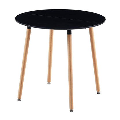 Runder Esstisch Skandinavisch Weiß 80cm Küchentisch Modern