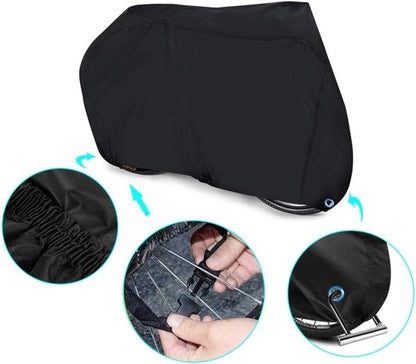 Wasserdichte Fahrradabdeckung Schwarz 190T Oxford 29 Zoll Universal 200x110x70cm