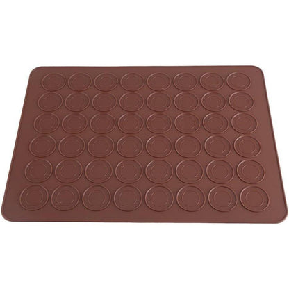 Silikon Macaron Backmatte 48 Kavitäten - Für perfekte Makronen