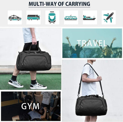 Sporttasche Herren Reisetasche Schuhfach 40l wasserdicht Weekender Fitness