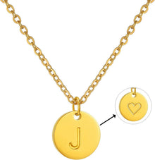 Initialen Halskette Damen Buchstaben Anhänger Gold/Silber/Rosegold