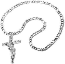 Kreuz Johnny Hallyday Anhänger Halskette 925 Silber Rocker Signature