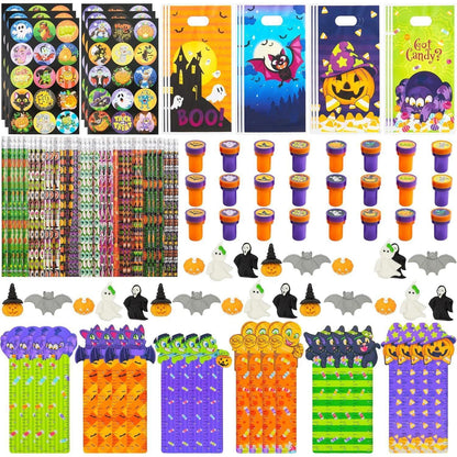 144-teiliges Halloween-Themen-Briefpapier Geschenkset für