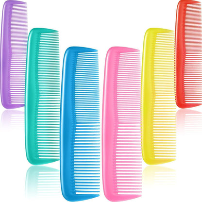 Bunte Haarkamm Set 12 Stücke für Damen Männer, Grob Fein