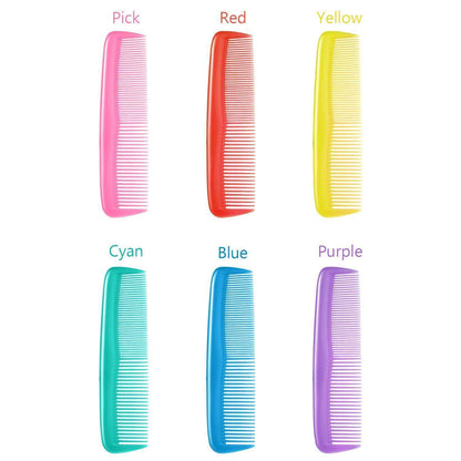 Bunte Haarkamm Set 12 Stücke für Damen Männer, Grob Fein