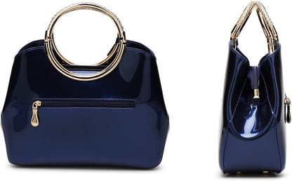 Handtasche PU-Lackleder Hochzeit Abend Umhängetasche