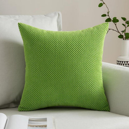 Apfelgrün Kissenbezug 40x40 cm - 2er Set, Sofakissen Deko